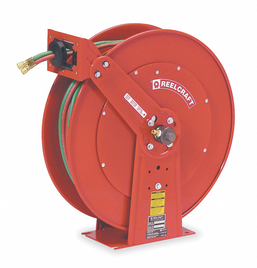 REELCRAFT Reelcraft TW84100 OLPT Twin Line Welding Hose Reel 1/4 in x 100 ft TW84100 OLPT