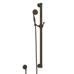 ROHL Rohl 1272EAPC Handshower Set With 39 inches Grab Bar And Single Function Handshower 1.8 GPM (39in)