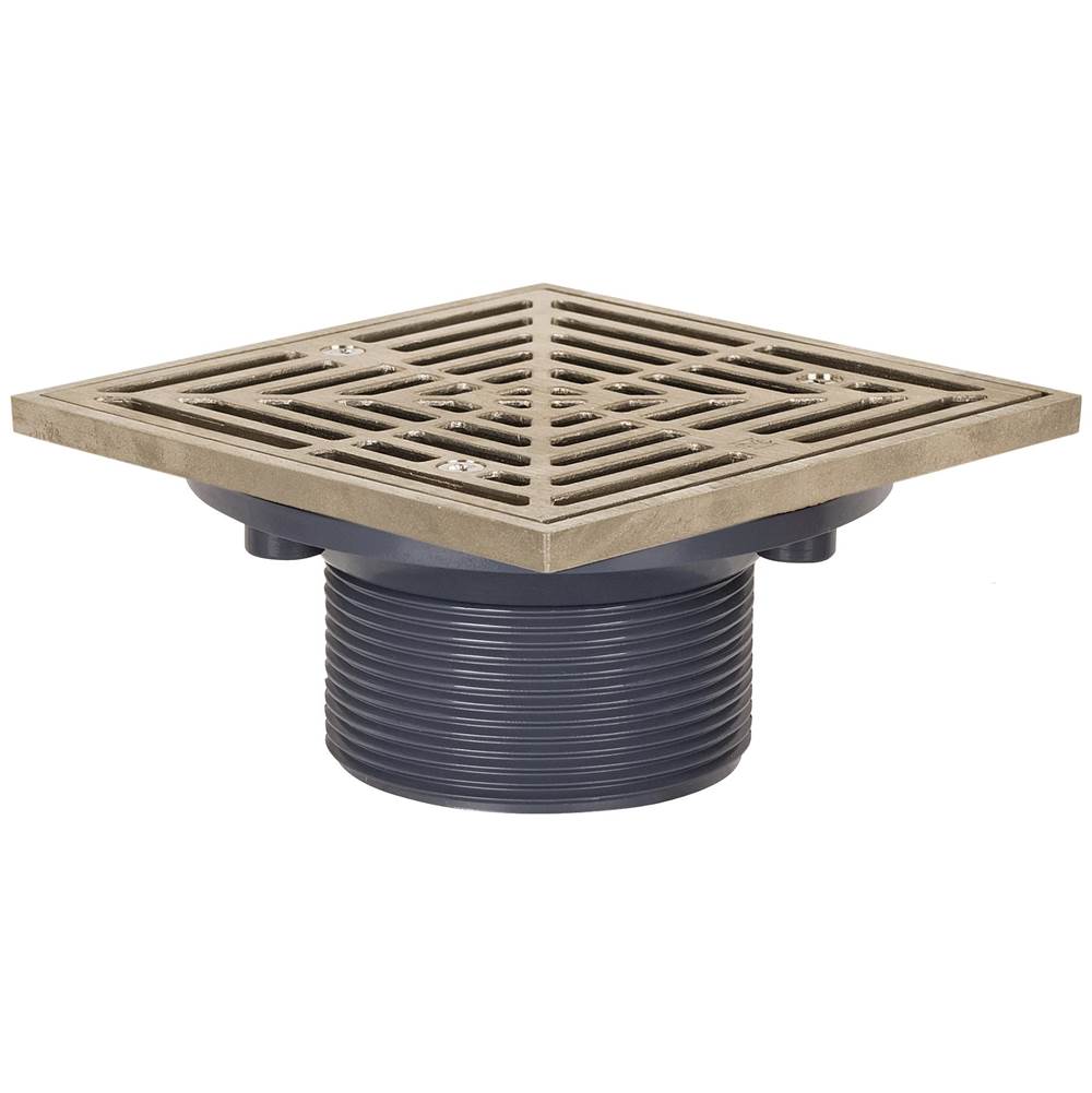 SIOUX CHIEF Sioux Chief 842-3LNQ On-Grade MIP Plastic Floor Drain (3 in)