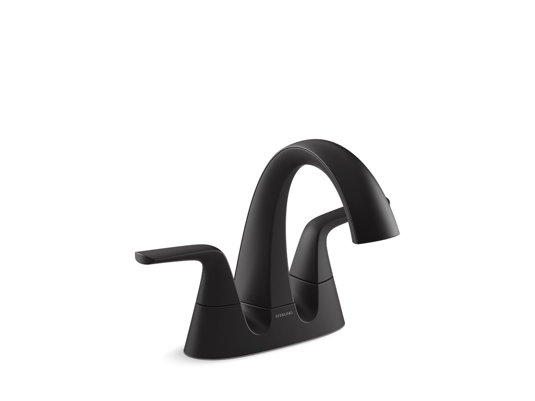 STERLING Sterling 27376-4-BL Medley 1.2 GPM 2-Hole Centerset Deck Mount Double Lever Faucet (Pop-Up Drain)