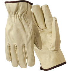 WELLS LAMONT Wells Lamont Y0323L Leather Driver Gloves Large