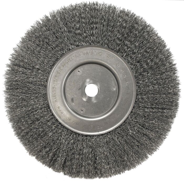 WEILER Weiler 01238 Narrow Face Crimped Wire Wheel (10 in Diameter, 3/4 in Face Width)