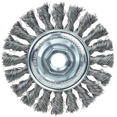 WEILER Weiler 36212 Vortec Pro Wheel Brush 4 in Wide Face (5/8-11 Arbor)