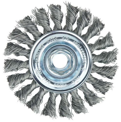 WEILER Weiler 36212 Vortec Pro Wheel Brush 4 in Wide Face (5/8-11 Arbor)