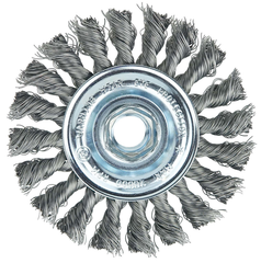 WEILER Weiler 36212 Vortec Pro Wheel Brush 4 in Wide Face (5/8-11 Arbor)