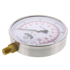 WINTERS Winters PCT321 Contractor Pressure Gauge 4.5 in Dial 0-30 PSI 1/4 in NPT