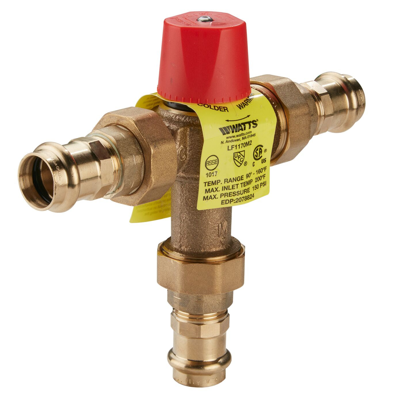 WATTS Watts 6550788 LF1170 Thermostat Mixing Valve 1/2 in (WLF1170M2D)