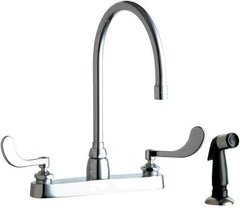 CHICAGO FAUCETS Chicago Faucets 1102-GN8AE35-317AB Ecast Hot and Cold Water Dispenser 8 in Centers C1102GN8AE35317AB