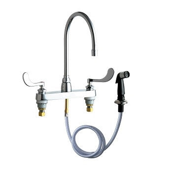 CHICAGO FAUCETS Chicago Faucets 1102-GN8AE35-317AB Ecast Hot and Cold Water Dispenser 8 in Centers C1102GN8AE35317AB