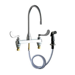 CHICAGO FAUCETS Chicago Faucets 1102-GN8AE35-317AB Ecast Hot and Cold Water Dispenser 8 in Centers C1102GN8AE35317AB