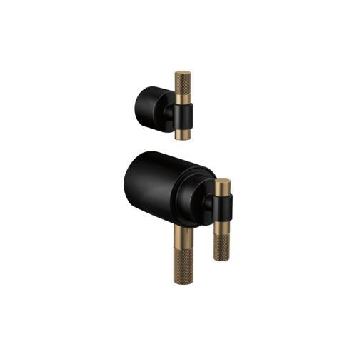 DELTA FAUCET Delta Faucet HL7533-BLGL Thermostatic valve with diverter trim handle kit 4.5 in
