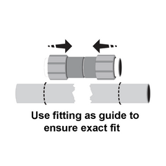DAWN Dawn KRC429-007 KwikRepair PVC Repair Coupler (3/4 in Slip)