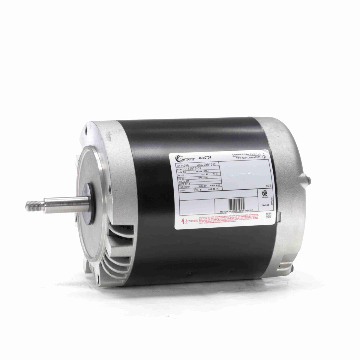 CENTURY Century H248 General Purpose Pump Motor 1/2 HP (K56J Frame)