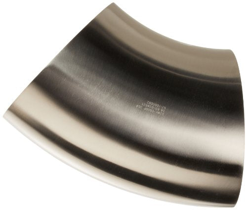 DIXON VALVE & COUPLING Dixon Valve & Coupling B2WK-G600P Stainless Steel 304 Sanitary Weld Short Elbow (45 Degree, 6 inches Tube OD)