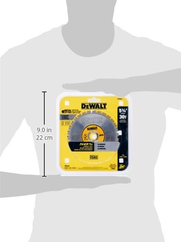 DEWALT Dewalt DW9052 Series 20 Construction 5-3/8 in 30T Aluminum Non-Ferrous Metal Blade
