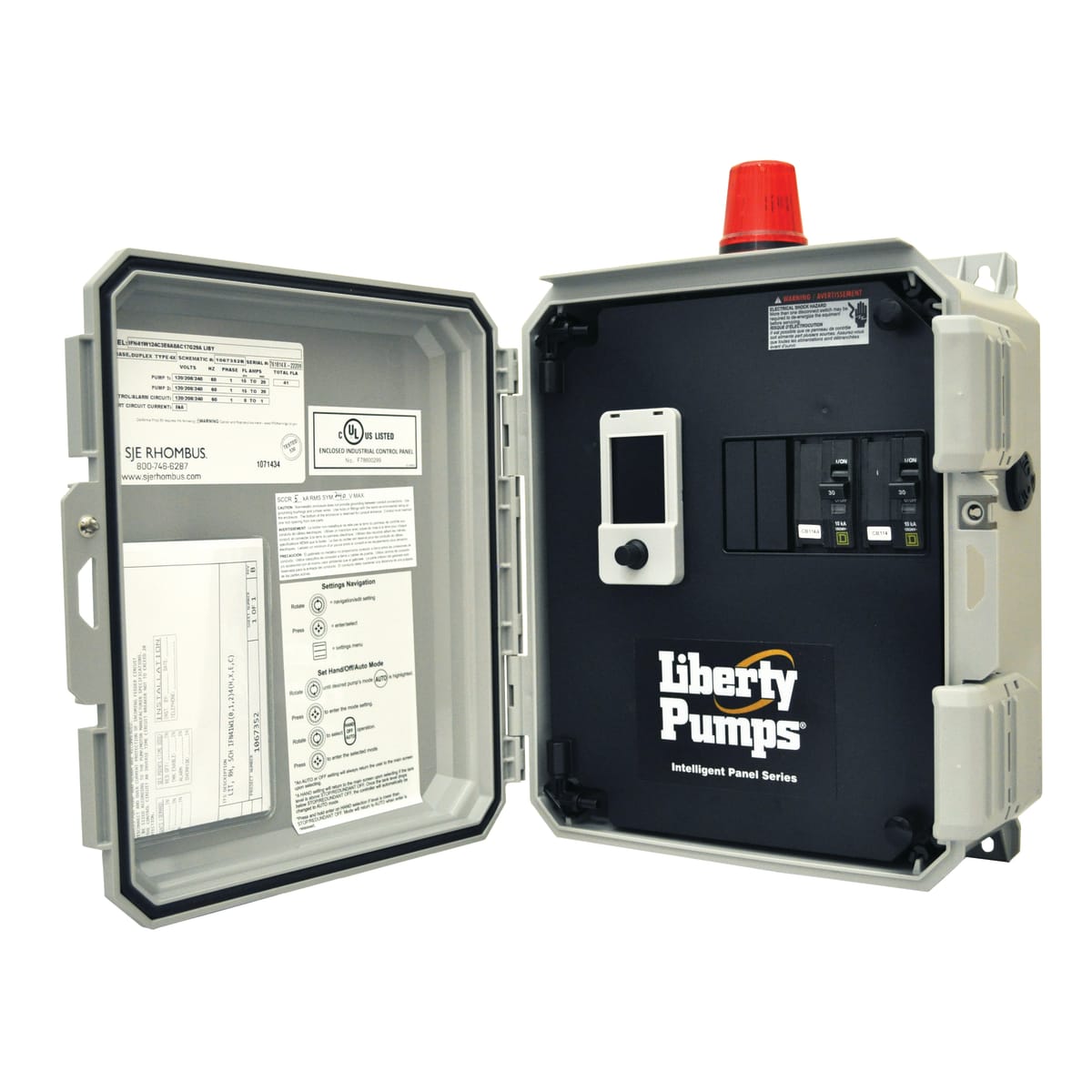 LIBERTY PUMPS Liberty Pumps IPD-24H Duplex Control Panel 120/208/240V (1 Phase 15-20 Amps No Direct Replacement)
