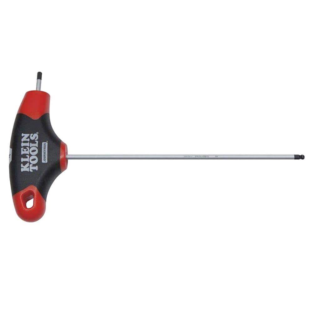 KLEIN TOOLS Klein Tools JTH6E10BE 5/32-Inch Ball Hex Key Journeyman T-Handle 6-Inch