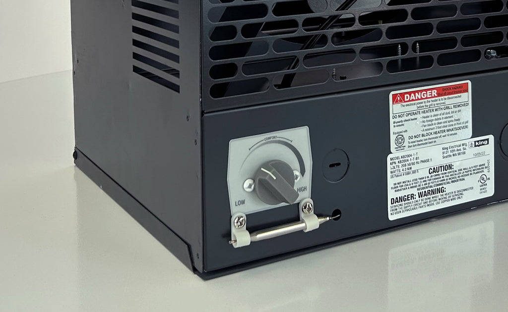 KING ELECTRIC King Electric KB2405-1-T-B1 KB Unit Heater 5 kW (1-Ph)