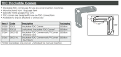 DURO DYNE Duro Dyne 21020 Stackable TDC Corner (250/Box)