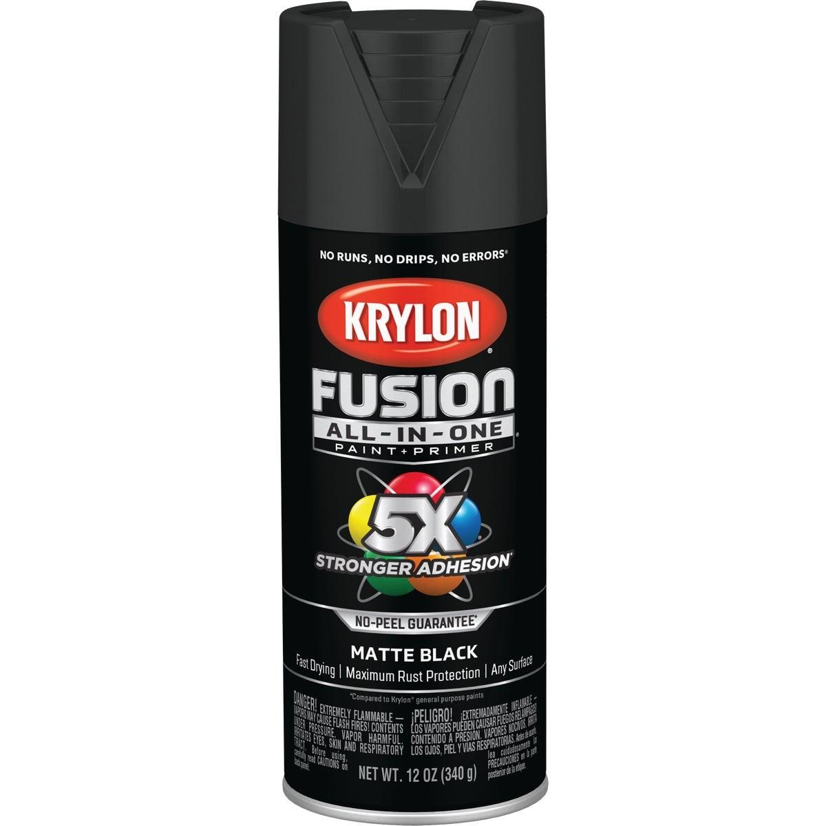 KRYLON Krylon K02754007 Fusion All-In-One Matte Spray Paint & Primer (12 oz)