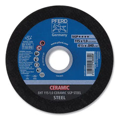 PFERD Pferd 63657 Cut Wheel 7/8 Arbor Steel T1 (4-1/2 x .040)