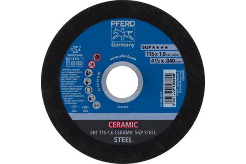 PFERD Pferd 63657 Cut Wheel 7/8 Arbor Steel T1 (4-1/2 x .040)