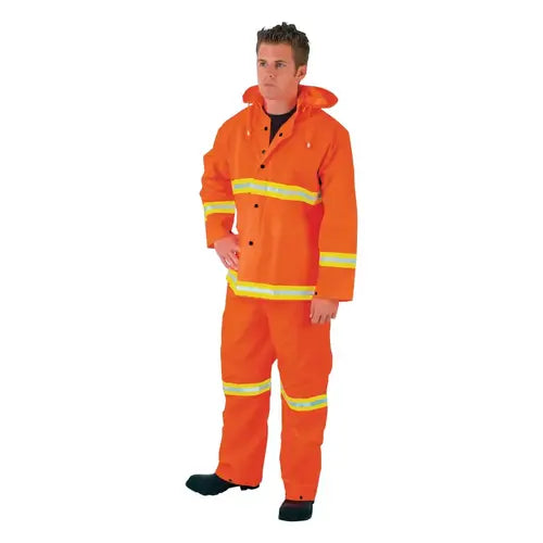 MCR SAFETY Mcr Safety 2013RX2 Luminator 3-Piece Rain Suit 2XL