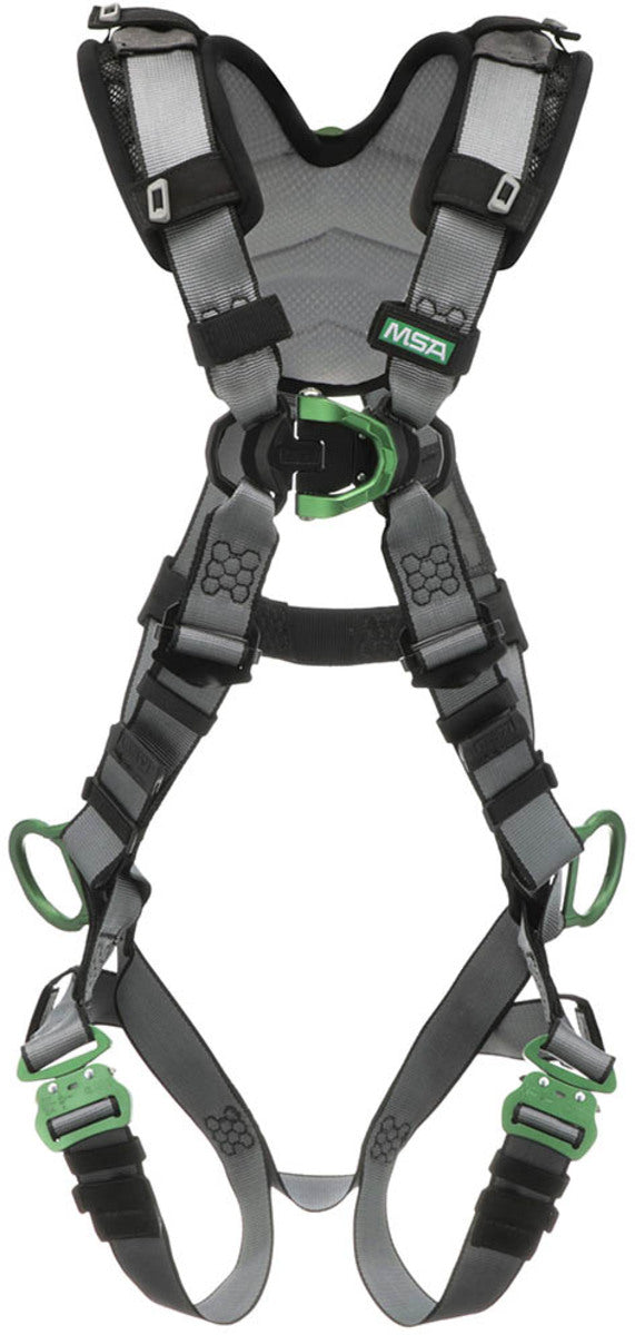 MSA SAFETY Msa Safety 10194864 V-Fit Harness Back, Chest And Hip D-Rings (Standard)