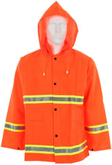 MCR SAFETY Mcr Safety 2013RM Medium Luminator PVC Polyester 3-Piece Rainsuit