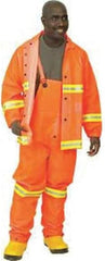 MCR SAFETY Mcr Safety 2013RM Medium Luminator PVC Polyester 3-Piece Rainsuit
