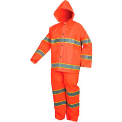 MCR SAFETY Mcr Safety 2013RL Luminator 3-Piece Rainsuit (Large)