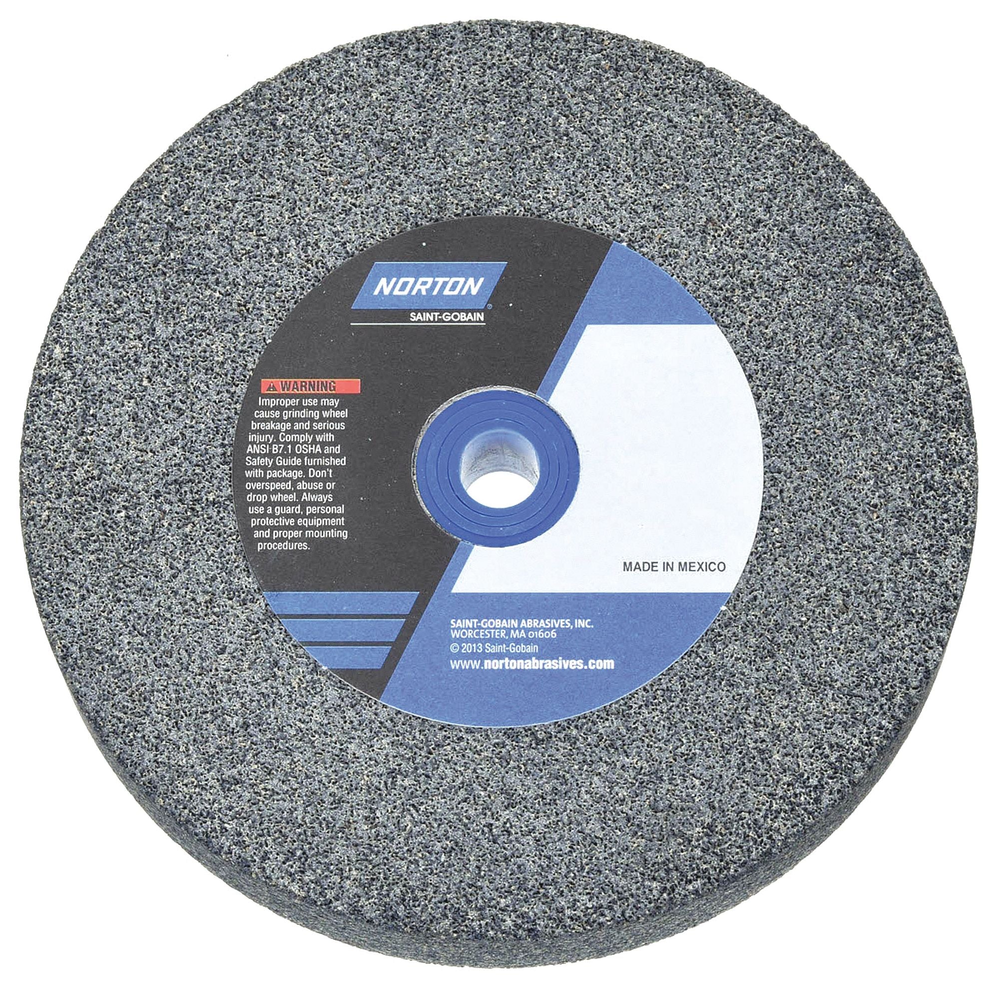 NORTON Norton 07660788286 Gemini Alundum Type 1 Straight Grinding Wheel (8 x 1 x 1 in)