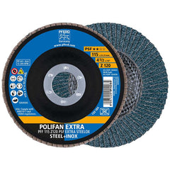 PFERD Pferd 60462 Polifan FDFlat PSF Extra Zirconia 120G (4-1/2 in x 7/8 in)