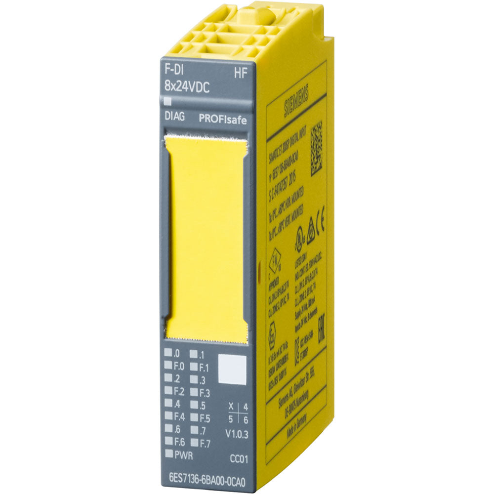 SIEMENS Siemens 6ES71366BA010CA0 I/O Module 8 Digital 24V (15 mm) 3473-6ES71366BA010CA0-ND