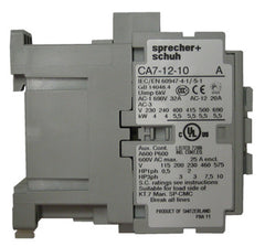 SPRECHER + SCHUH Sprecher + Schuh CA7-12-10-600 IEC Contactor 12 A (3 Pole)