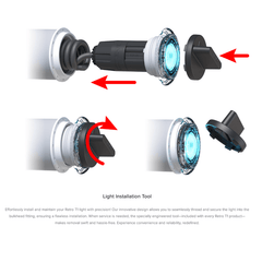 SPA ELECTRICS Spa Electrics T1 L12 R1 GMP Retro T1 universal retrofit light 8W (1.5 inches thread) T1 L12 R1 WMP