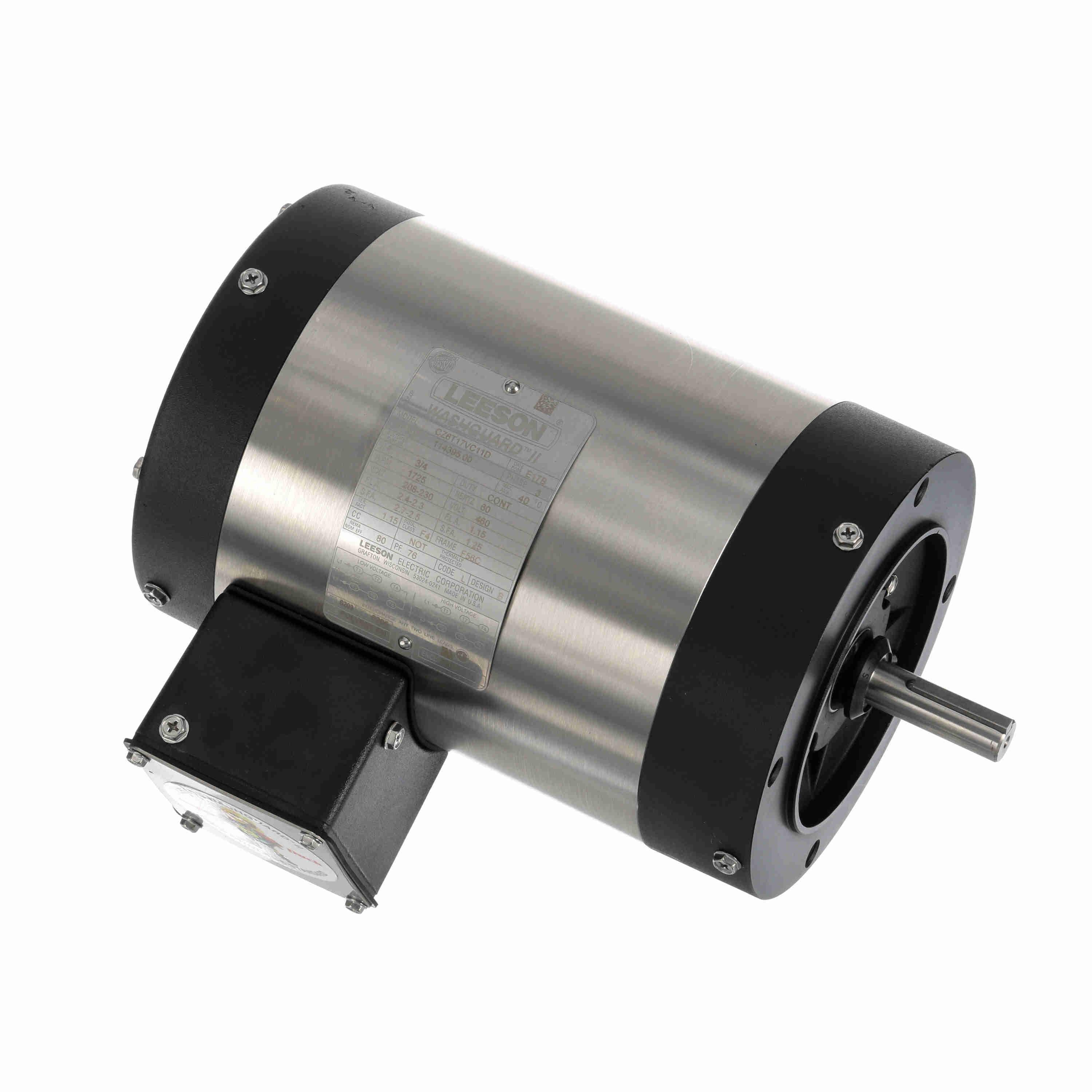 REGAL REXNORD Regal Rexnord 114395.00 Washguard 0.75 hp 4-pole continuous duty AC motor (F56C)