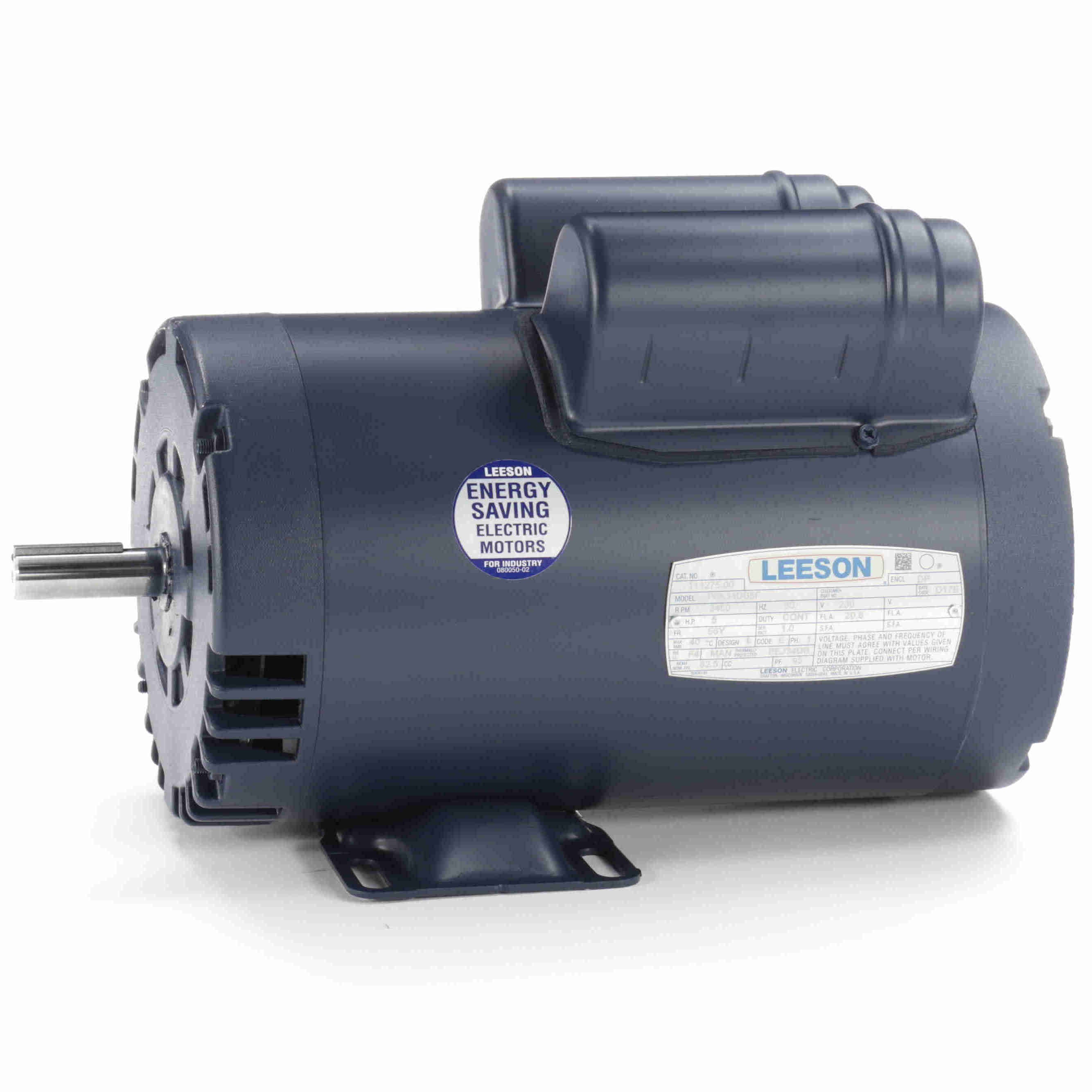REGAL REXNORD Regal Rexnord 111275.00 Leeson 5 HP Single Phase Compressor Duty Motor (56Y) P6K34DB5F