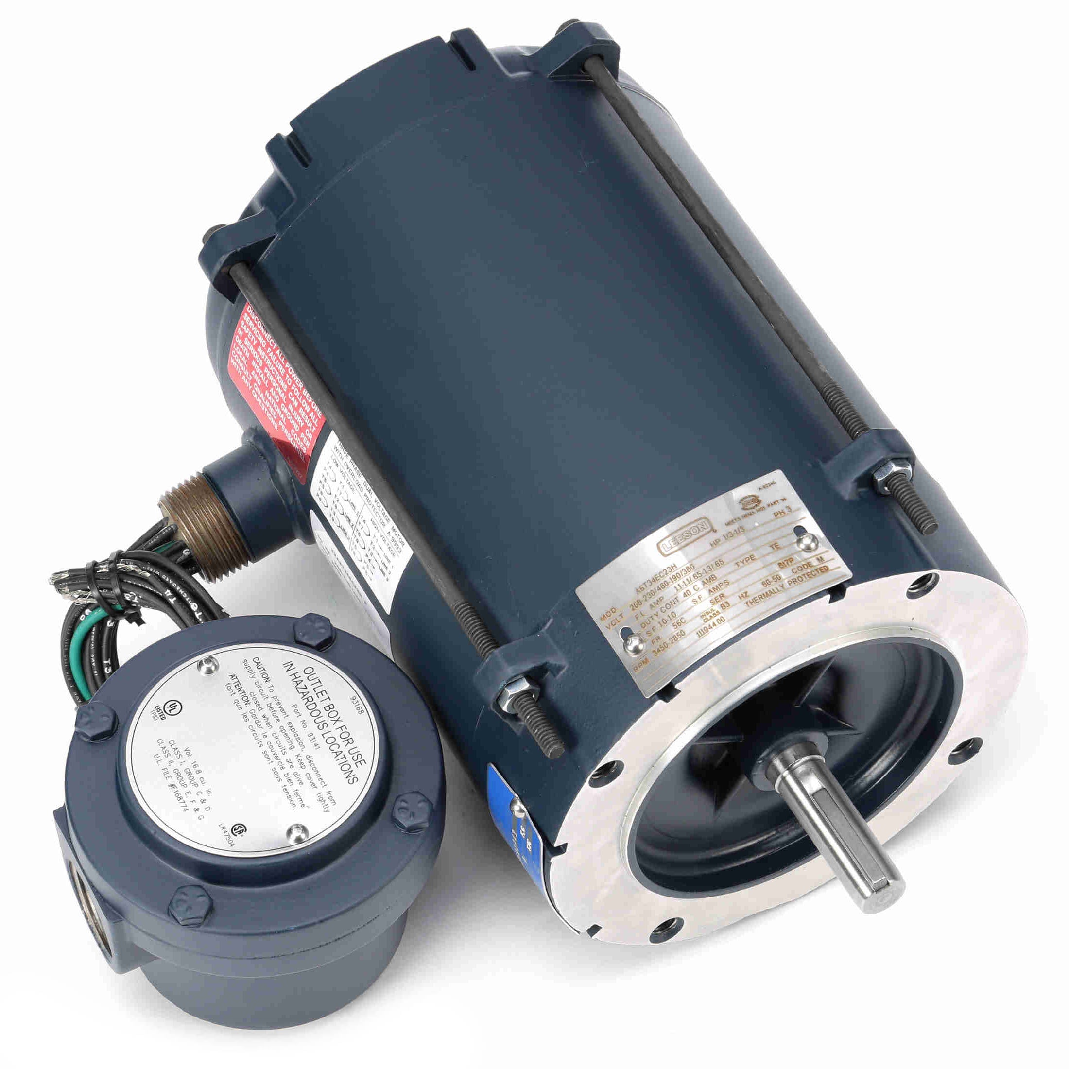 REGAL REXNORD Regal Rexnord 111944.00 Leeson explosion proof electric motor 1/3 HP (56C frame) 111944.00