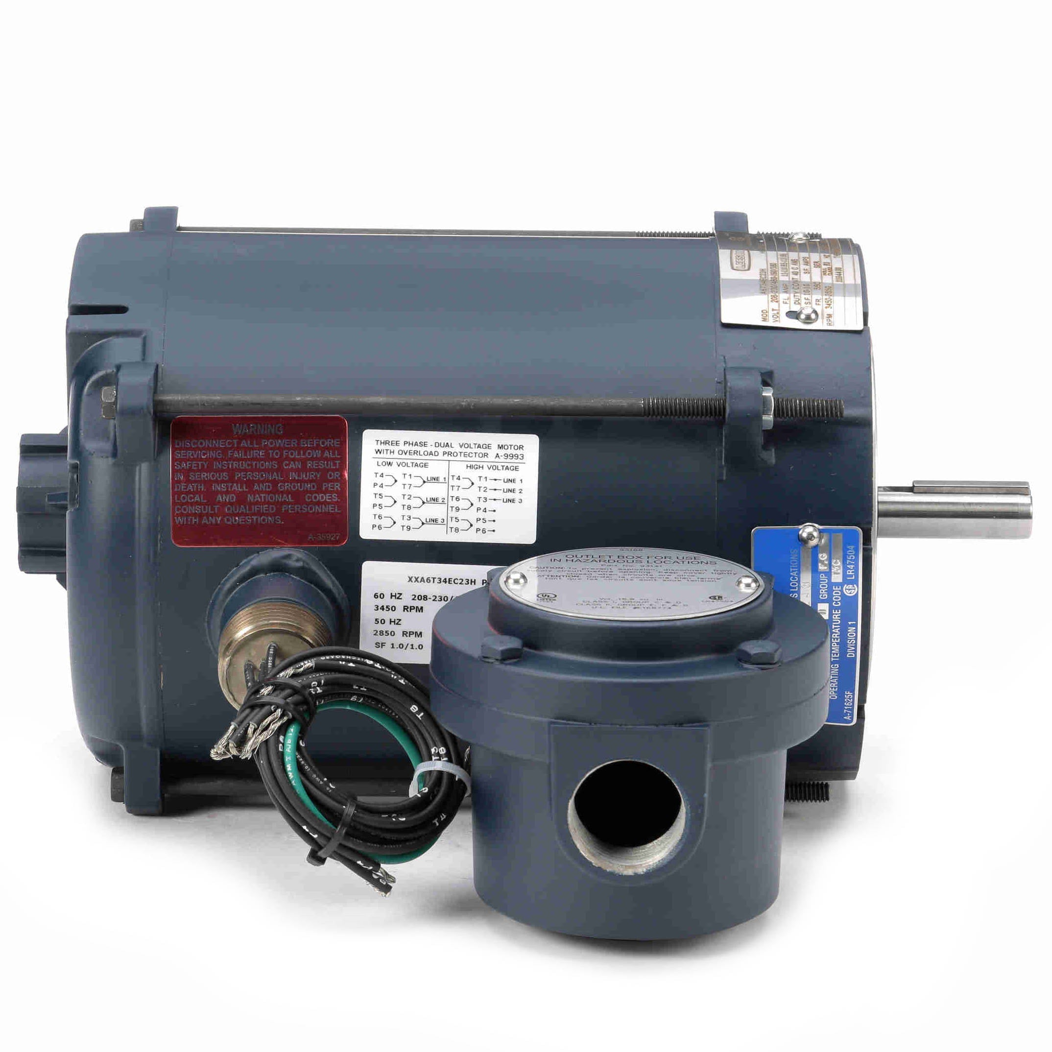 REGAL REXNORD Regal Rexnord 111944.00 Leeson explosion proof electric motor 1/3 HP (56C frame) 111944.00