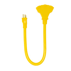 SOUTHWIRE Southwire 4112SW8802 12/3 STW Tri-Source Water Resistant Extension Cord 15A 125V (2 ft) 13605993
