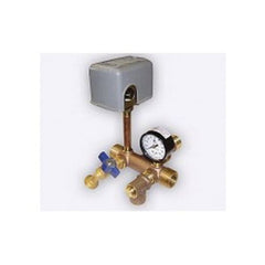 BOSHART Boshart TFP-2TK25S2NL TK25S-2 1 inches Short Brass Tank Tee Kit 1 inches MPT x 3-1/2 inches Tee
