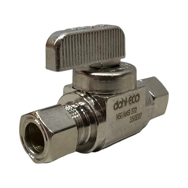 WAL-RICH Wal-Rich RV100LF Straight Retrofit Valve 3/8 Inch x 3/8 Inch