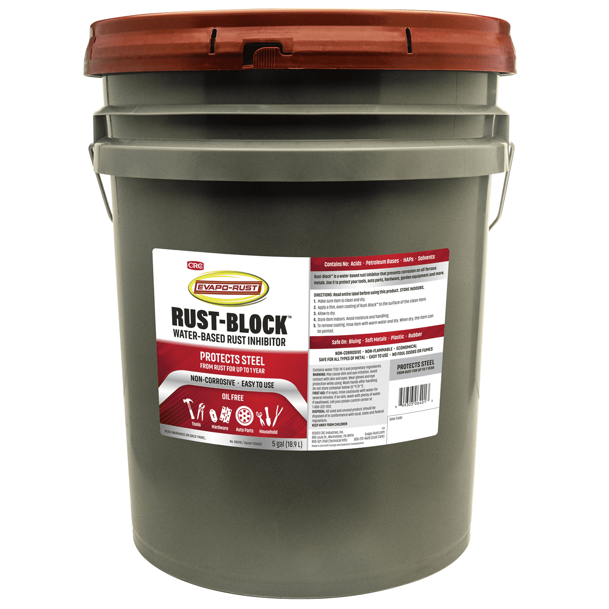 CRC INDUSTRIES Crc Industries RB018 Rust-Block Water Based Rust Inhibitor 5 Gal