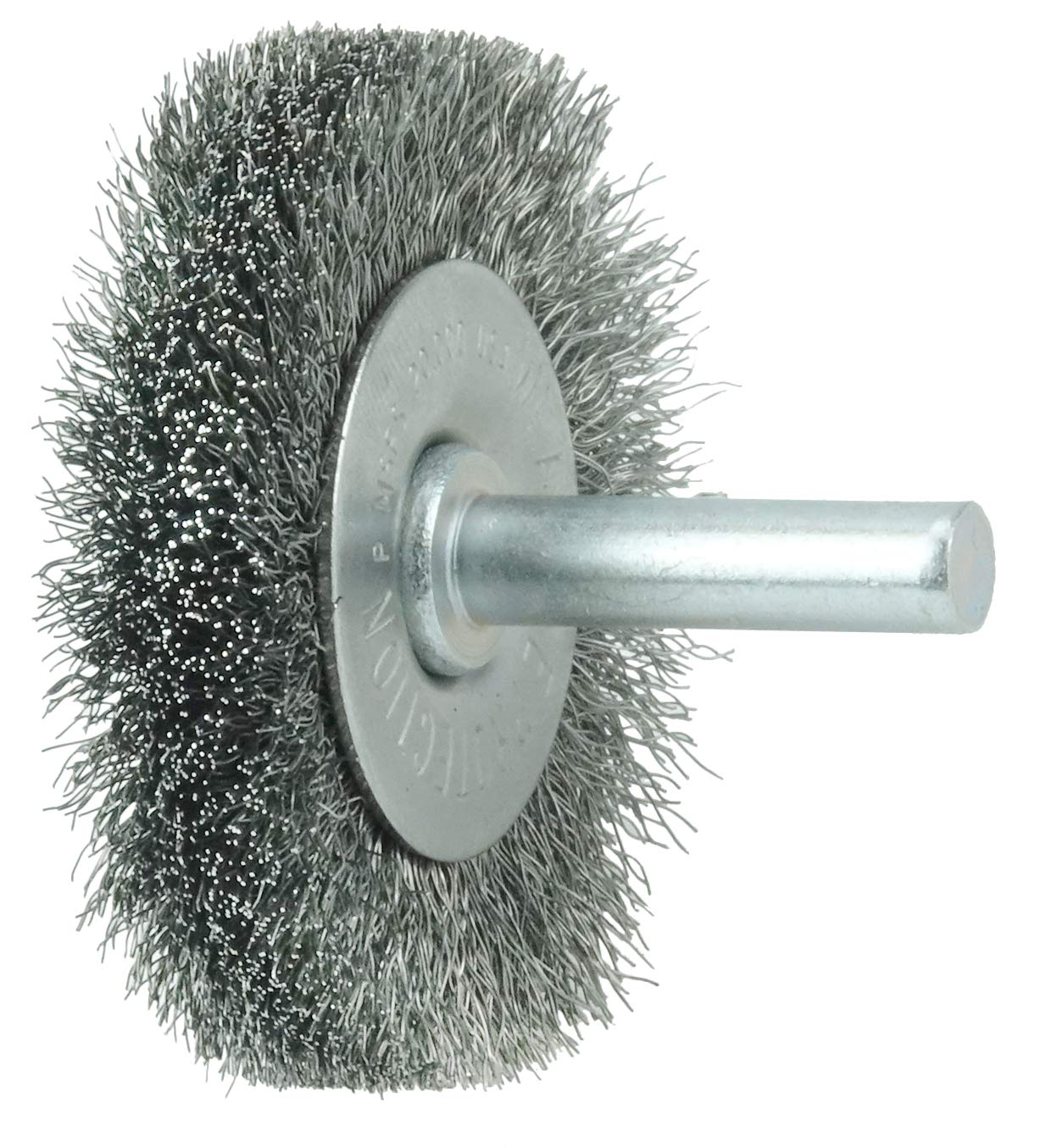 WEILER Weiler 17954 Stem-Mounted Crimped Wire Radial Wheel 2 in (1/4 in Stem)