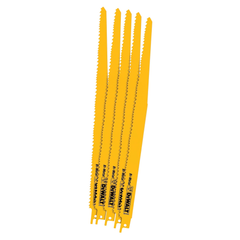 DEWALT Dewalt DW4849 Taper Back Bi-Metal Reciprocating Saw Blade 12 in 5/8 TPI 5 Pack