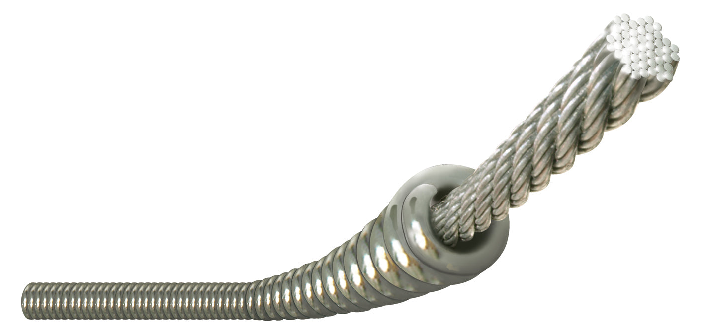 GENERAL WIRE SPRING General Wire Spring 640150 Flat Sewer Rod 100 ft x 1/2 in x 1/16 in with Holder Spearhead
