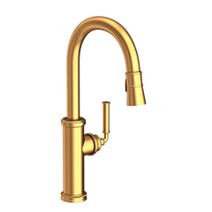 NEWPORT BRASS Newport Brass 2940-5103-24 Taft 17 3/8 Inch Pull-Down Kitchen Faucet (17 3/8 Inch)