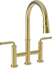 NEWPORT BRASS Newport Brass 2940-5463-24 Taft Kitchen Bridge Pull-Down Faucet 16 7/8 Inch