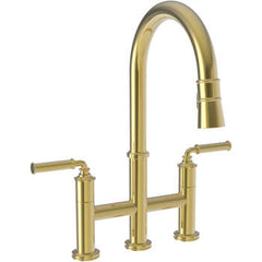 NEWPORT BRASS Newport Brass 2940-5463-24 Taft Kitchen Bridge Pull-Down Faucet 16 7/8 Inch